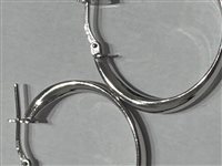 Orecchini Domar Donna Cerchi argento 925 lisci in Argento ORAR-512-280 - ORAR-512-280